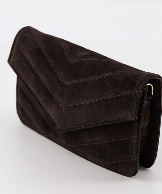 Elodie bag suède bruin