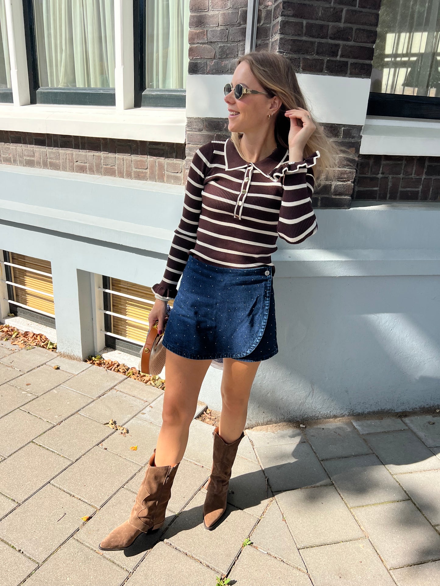 Dazz skort denim
