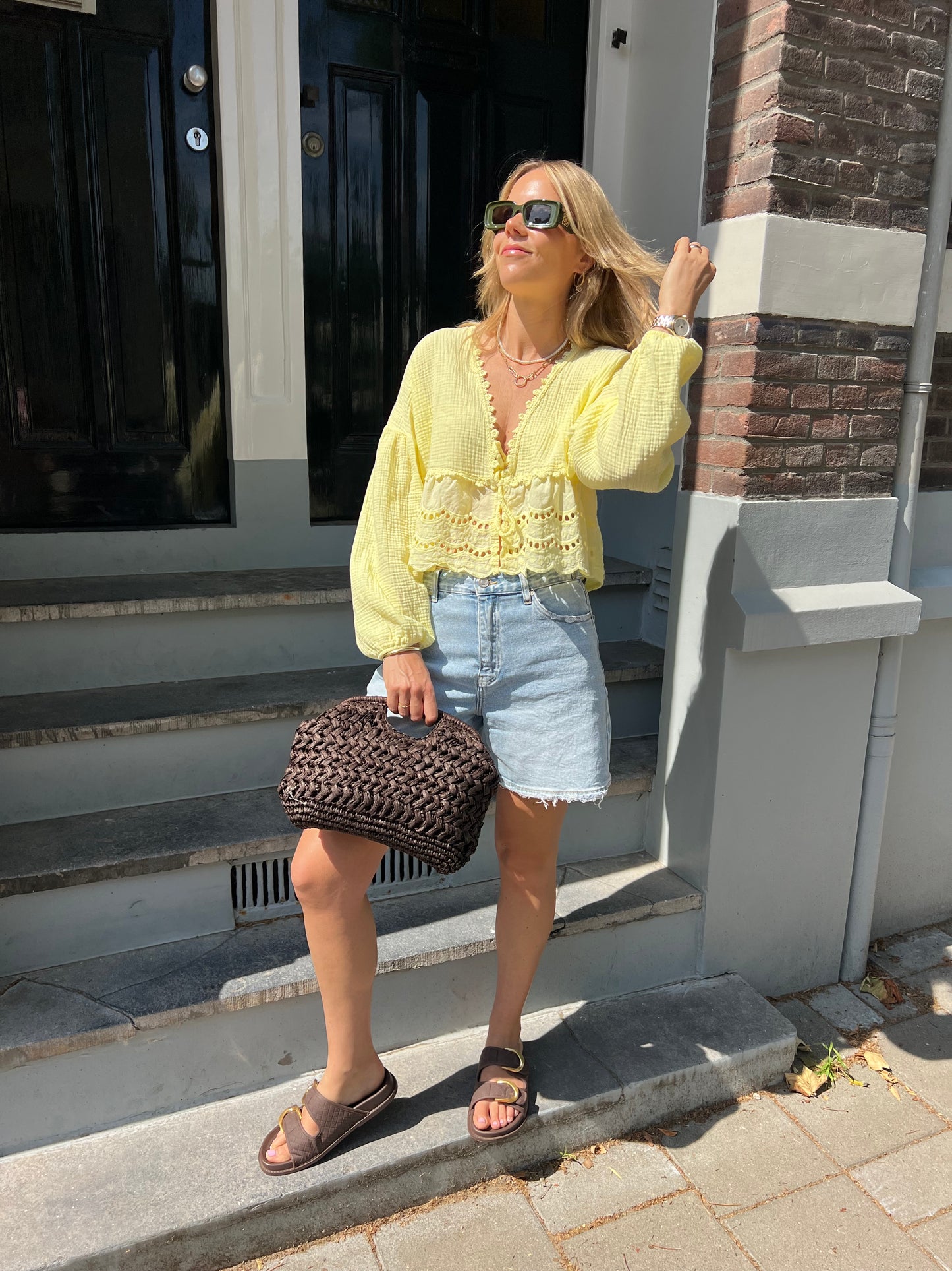 Saar blouse butter yellow