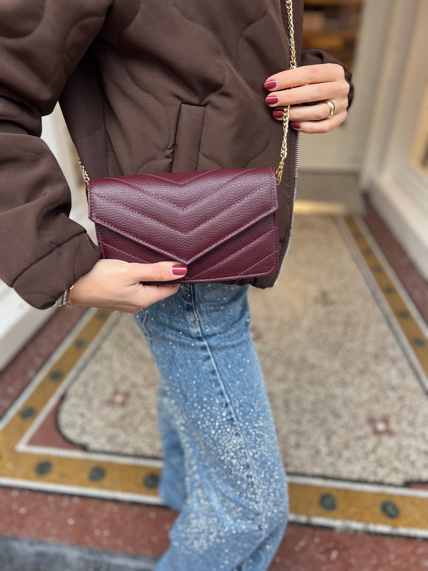 Elodie bag burgundy