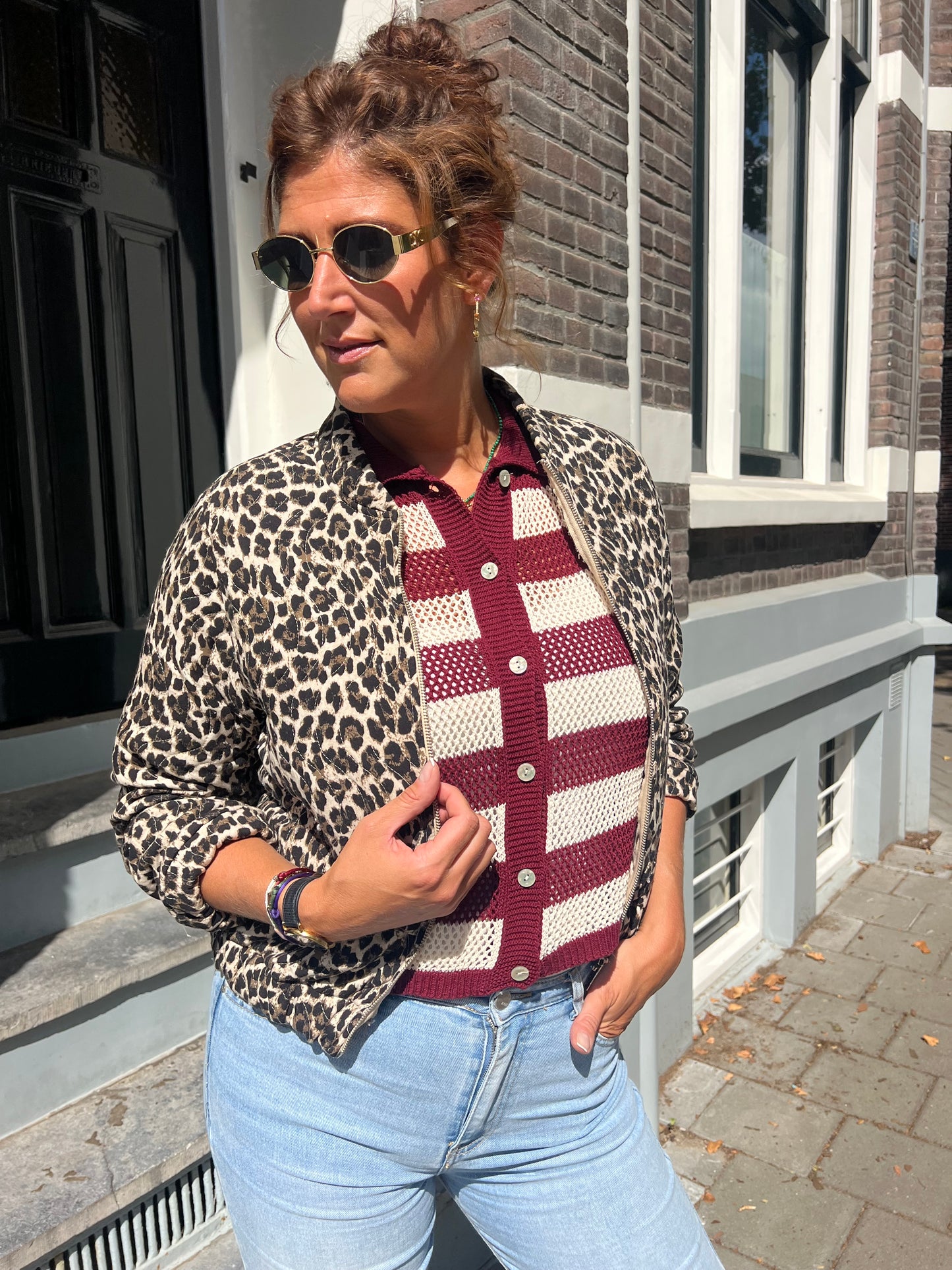 Beau bomber leopard