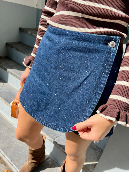 Dazz skort denim