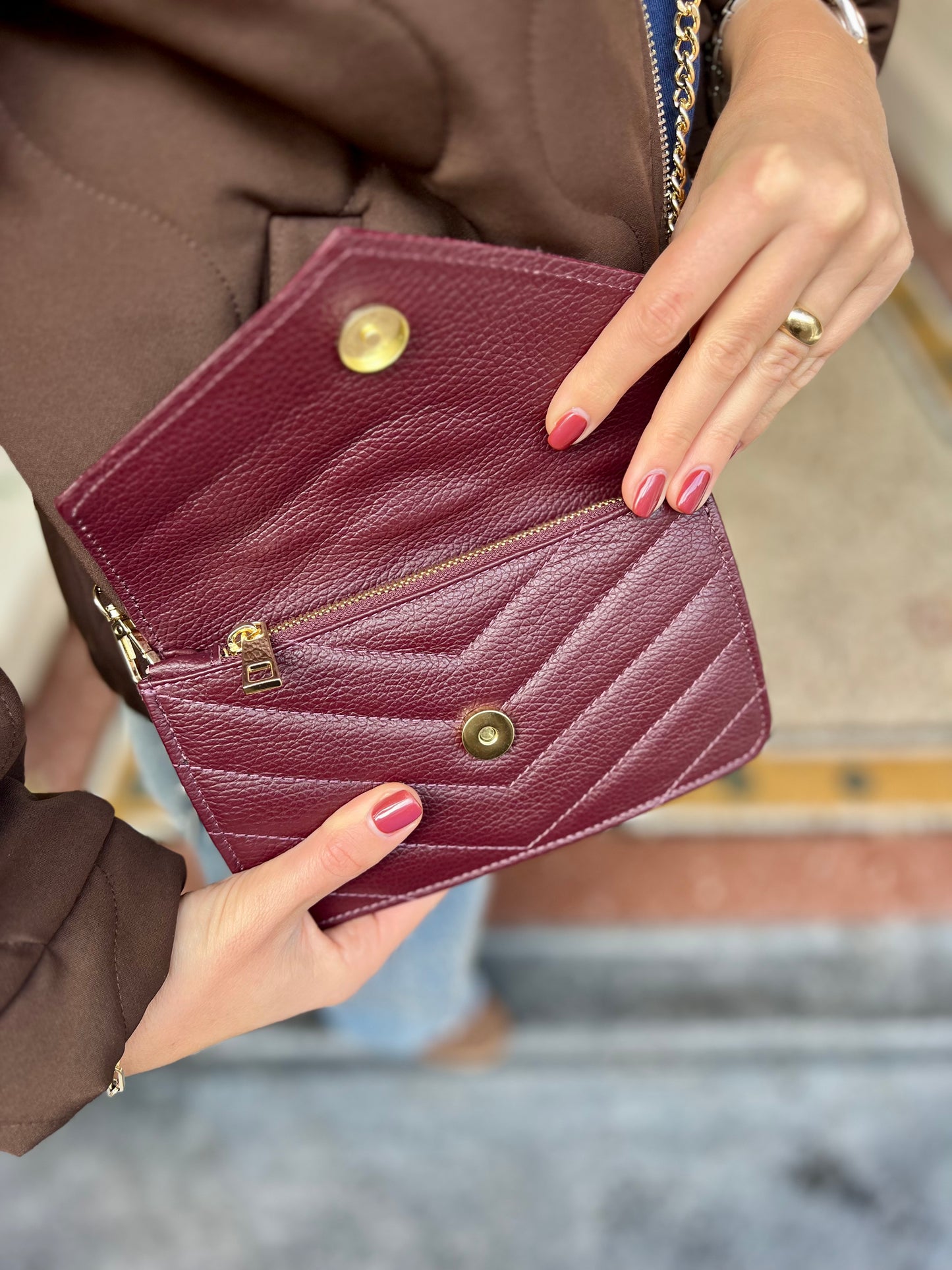 Elodie bag burgundy