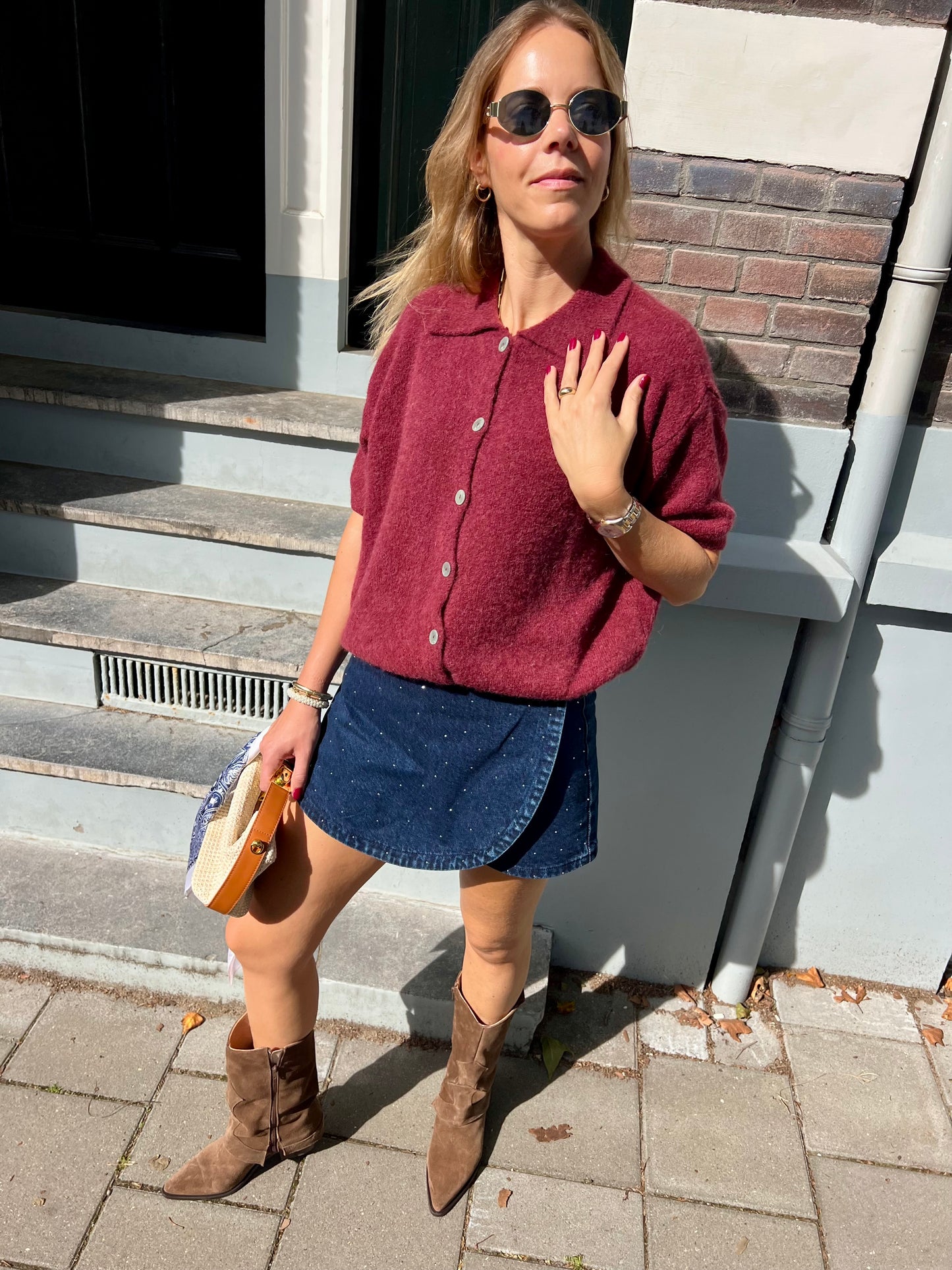 Dazz skort denim