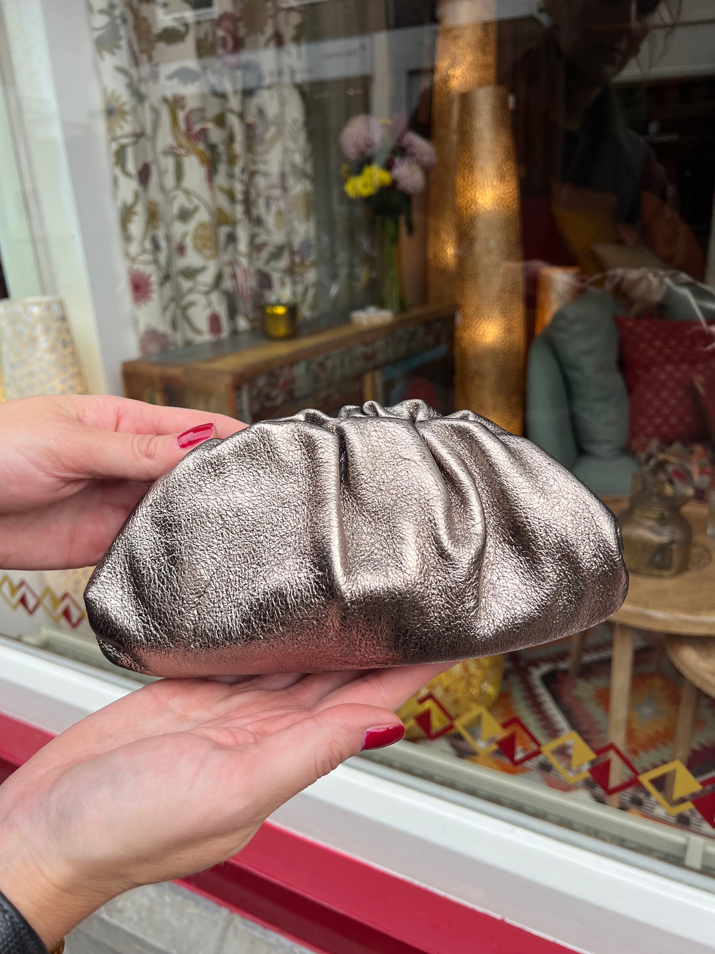 Adèle bag metallic bronze