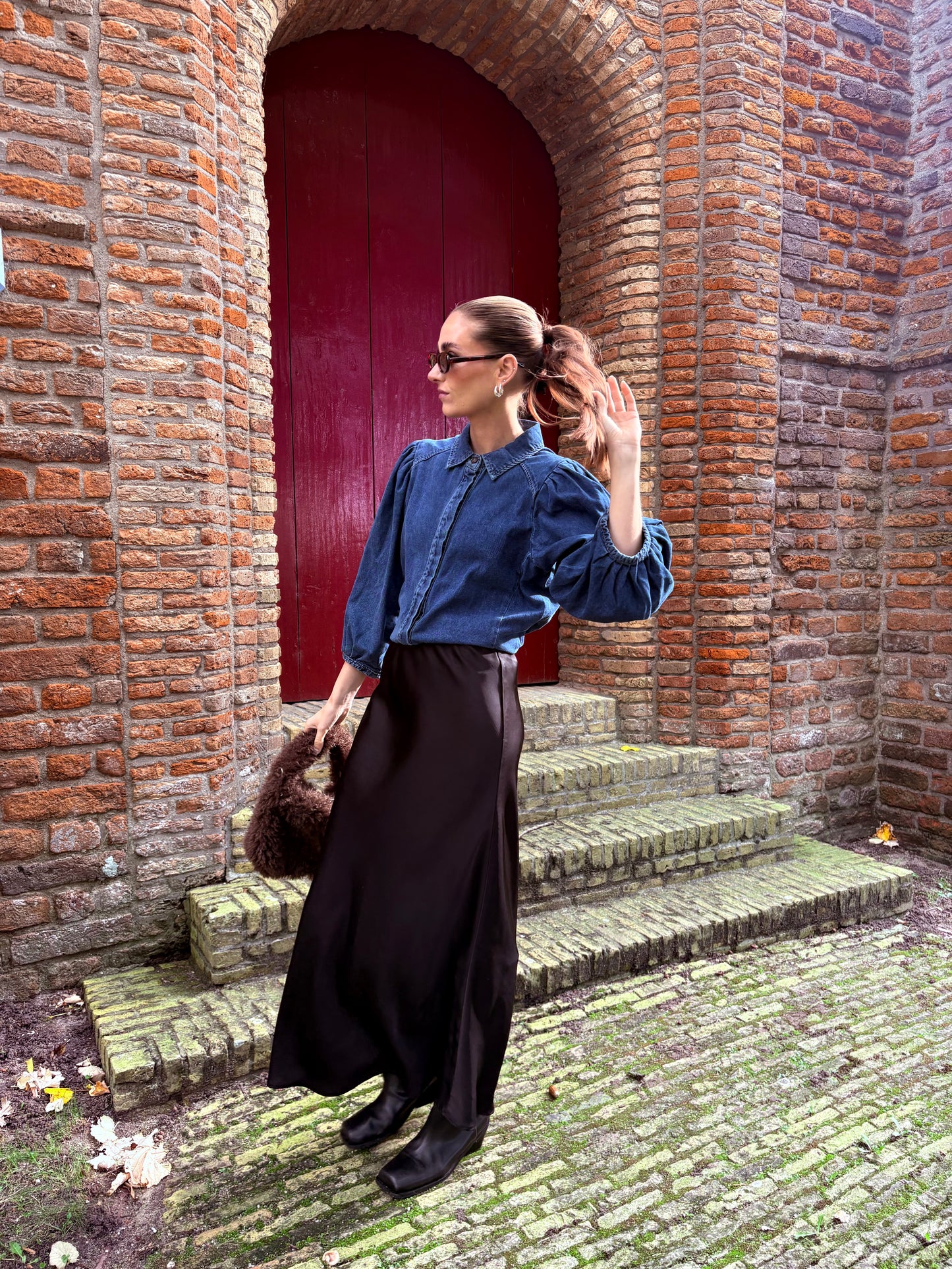 Bente denim blouse