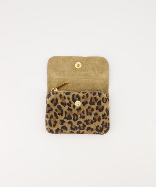 Camille wallet suède panter