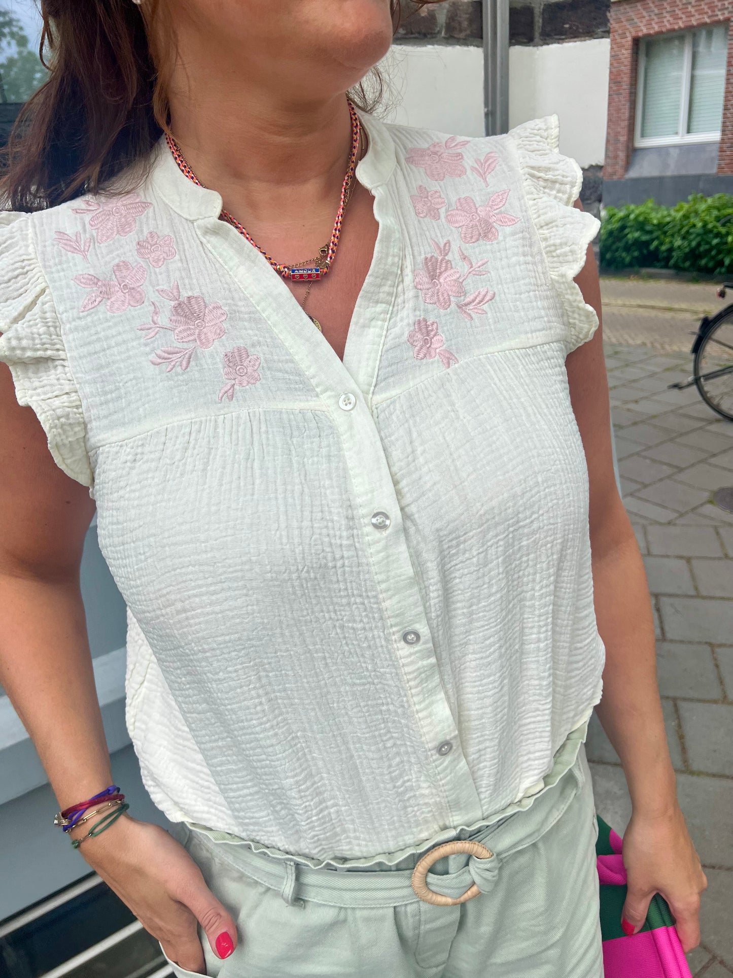 Cato katoenen blouse
