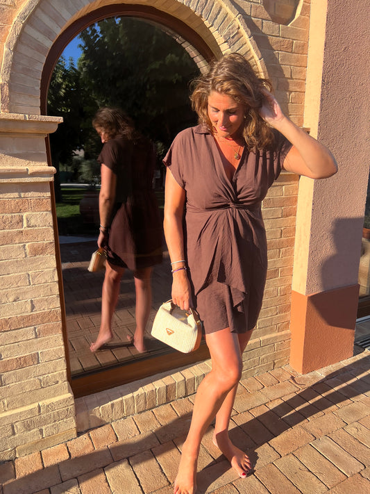 Lotta dress choco