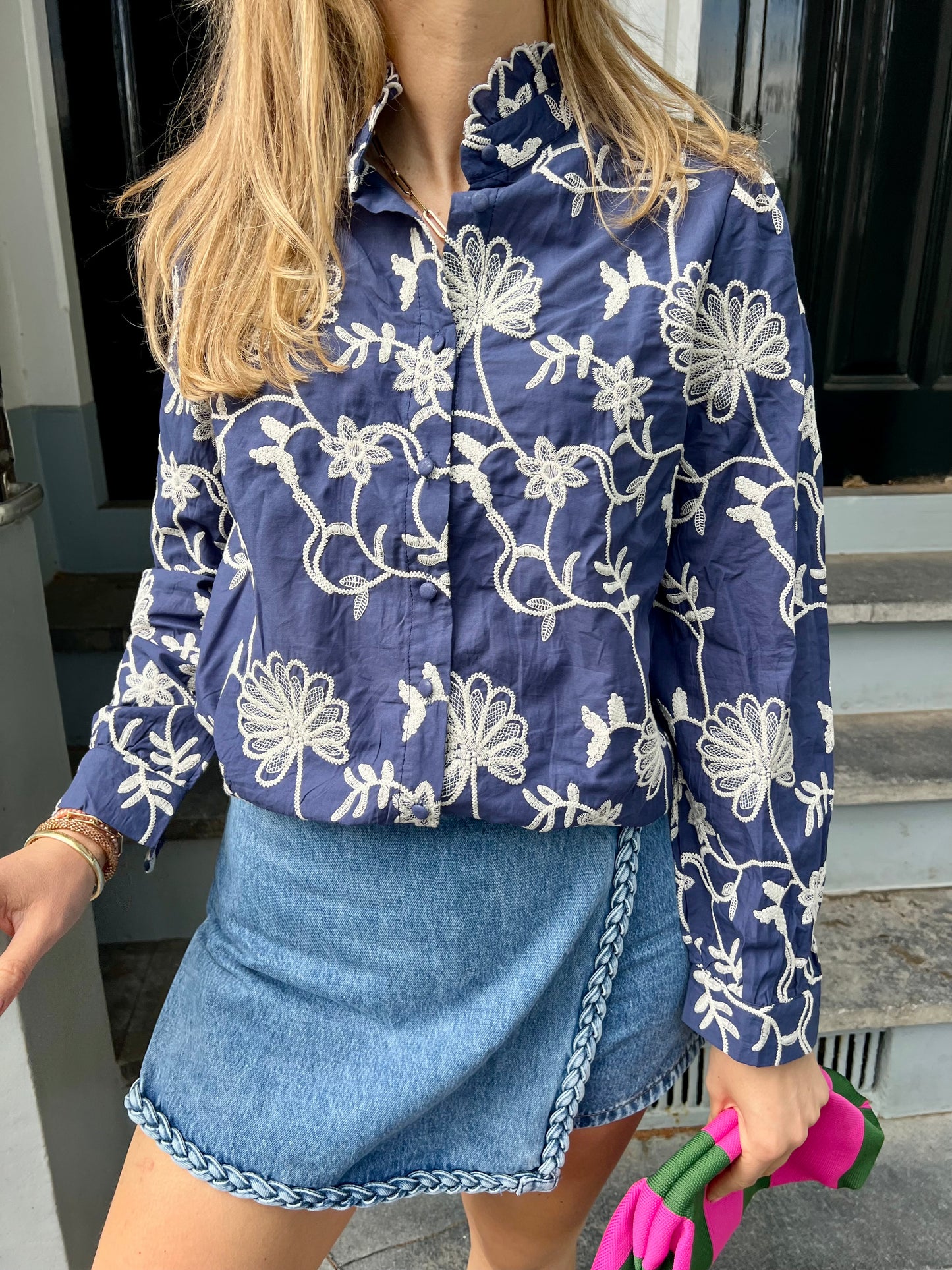 Claire broderie blouse