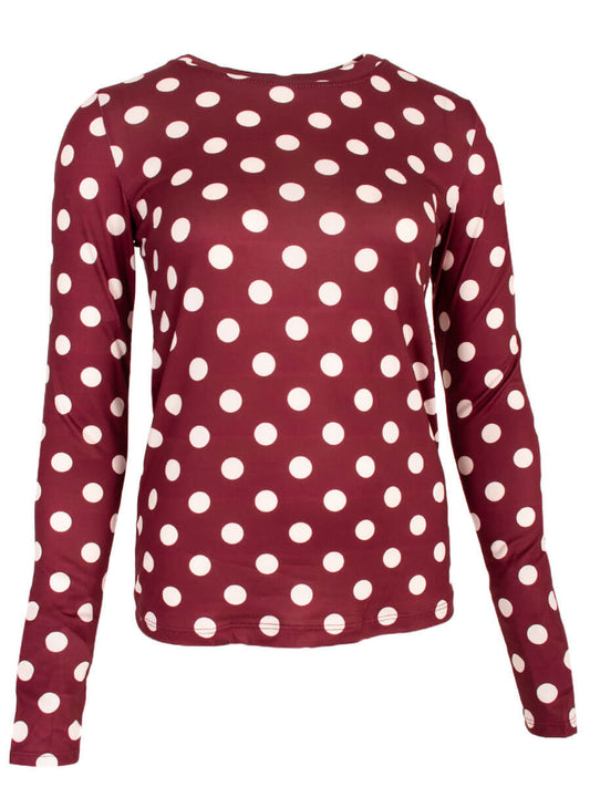 Top dots bordeaux