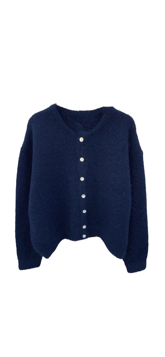 Flore vestje navy