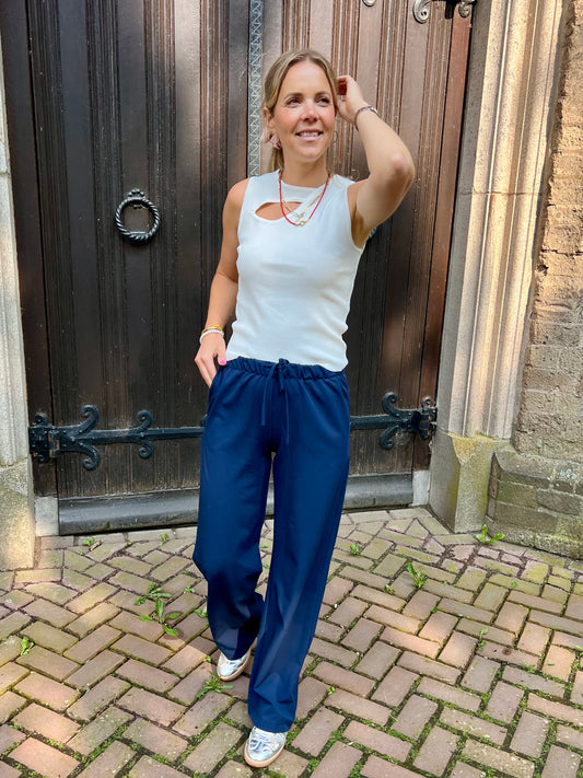 Jessy pantalon donkerblauw