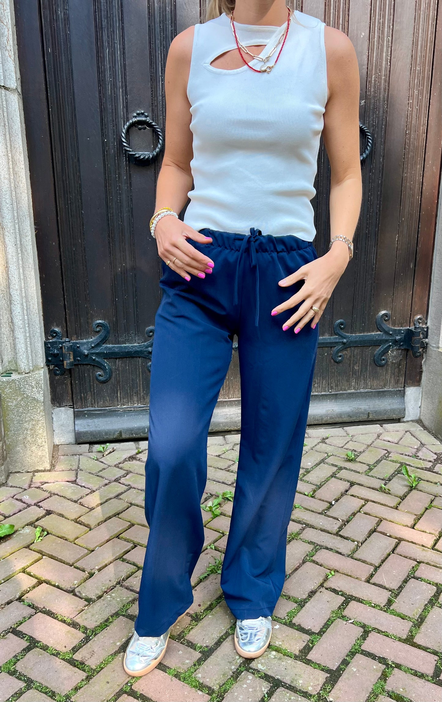 Jessy pantalon donkerblauw