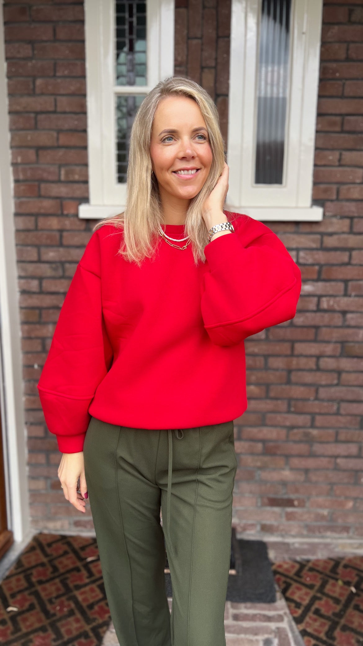 Lot sweater red
