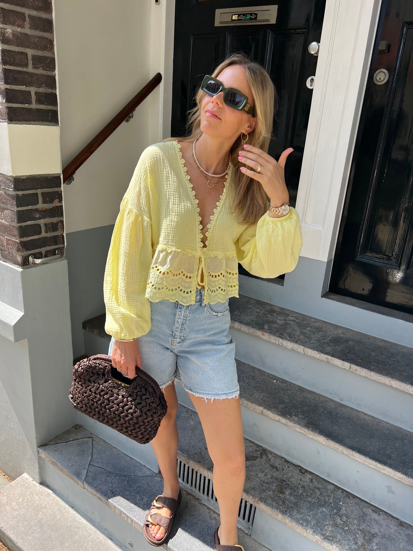 Saar blouse butter yellow