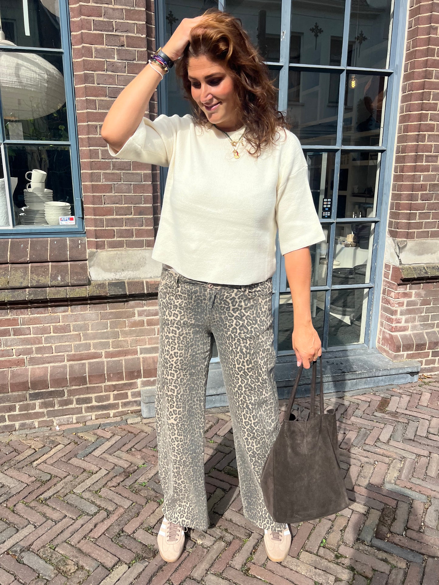 Jeans leopard