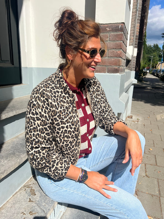 Beau bomber leopard