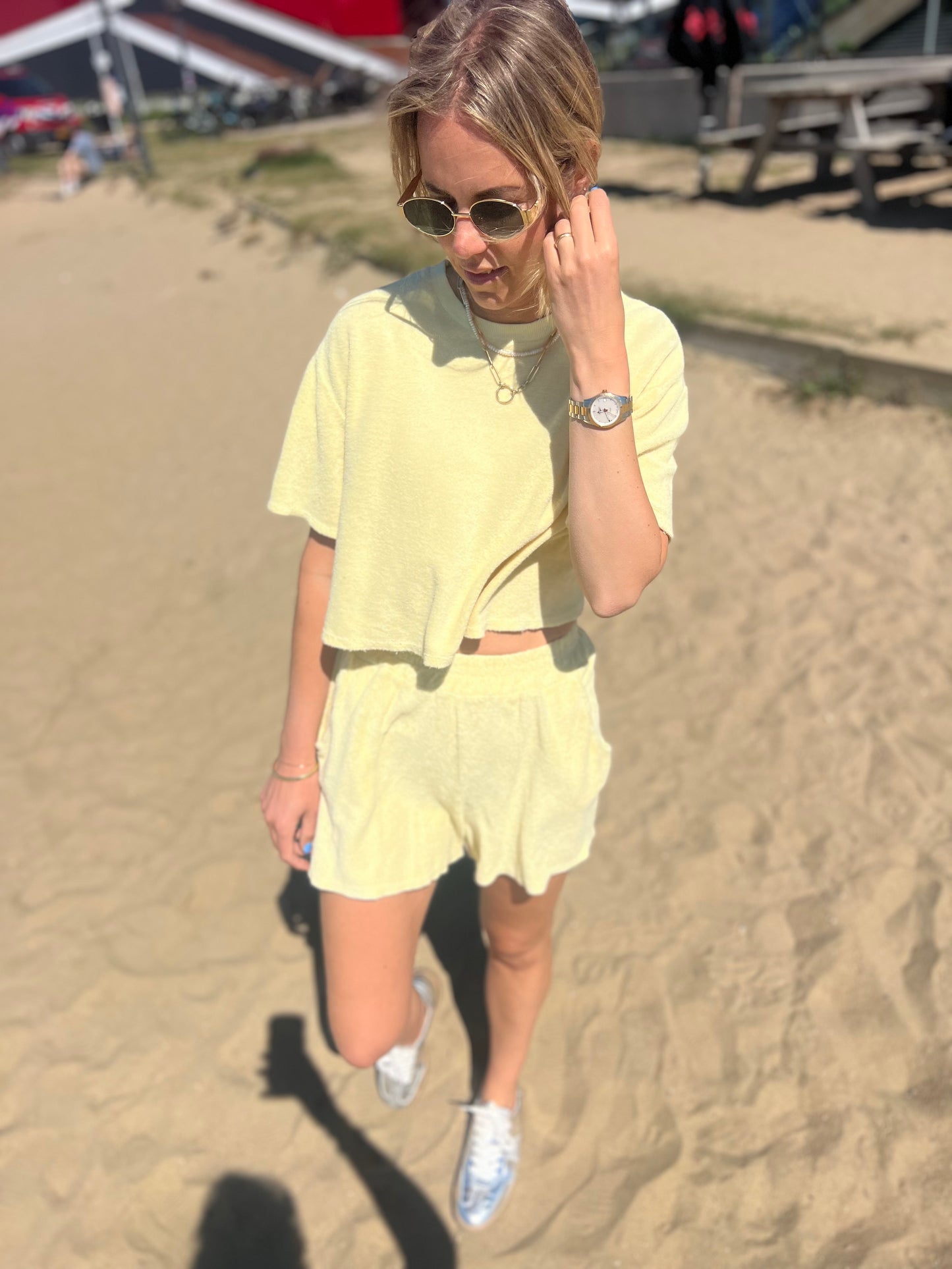Liv 2-piece set geel