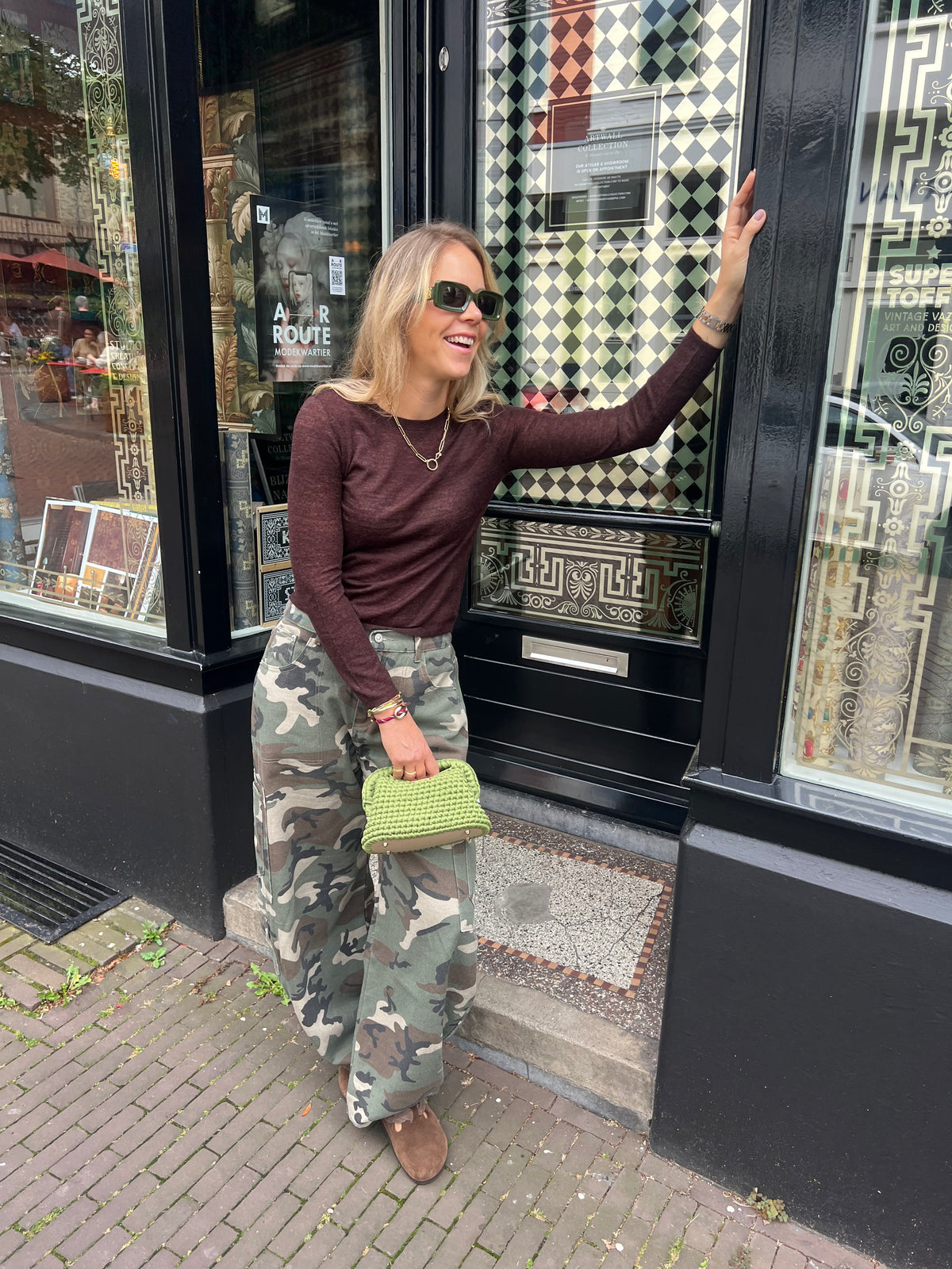Sofie light knit bruin