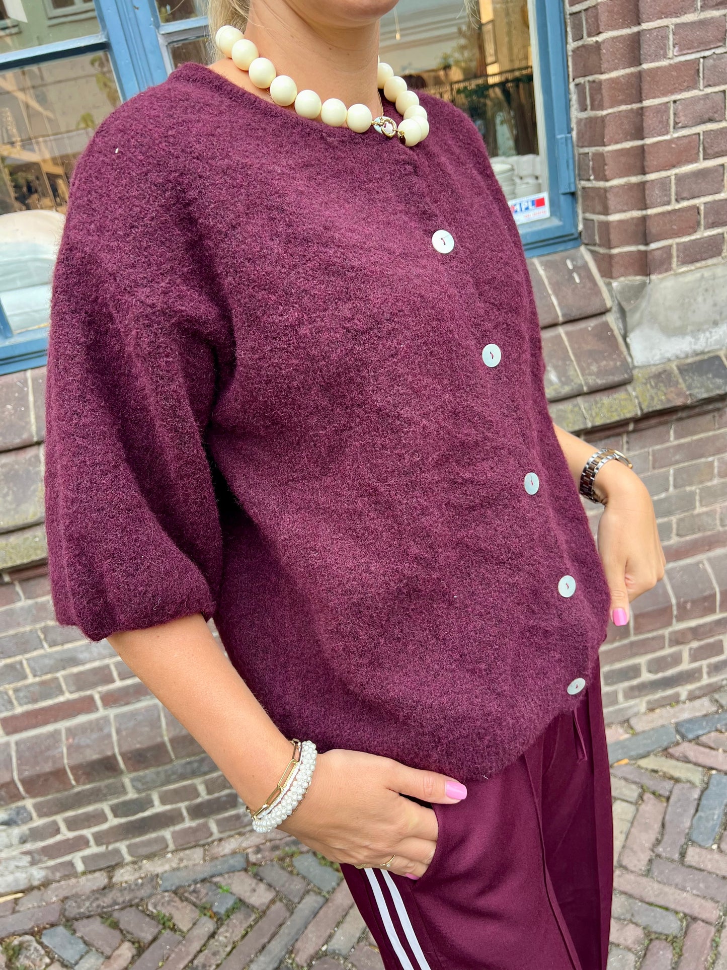 Bibi vestje bordeaux