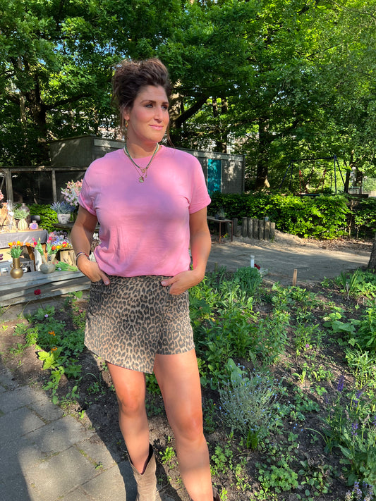 Kelly leopard skort