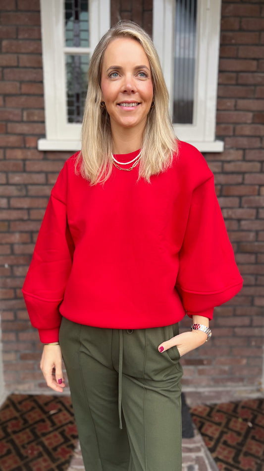 Lot sweater red