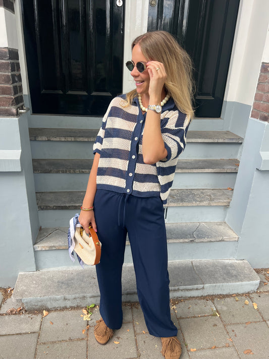 Jessy pantalon donkerblauw