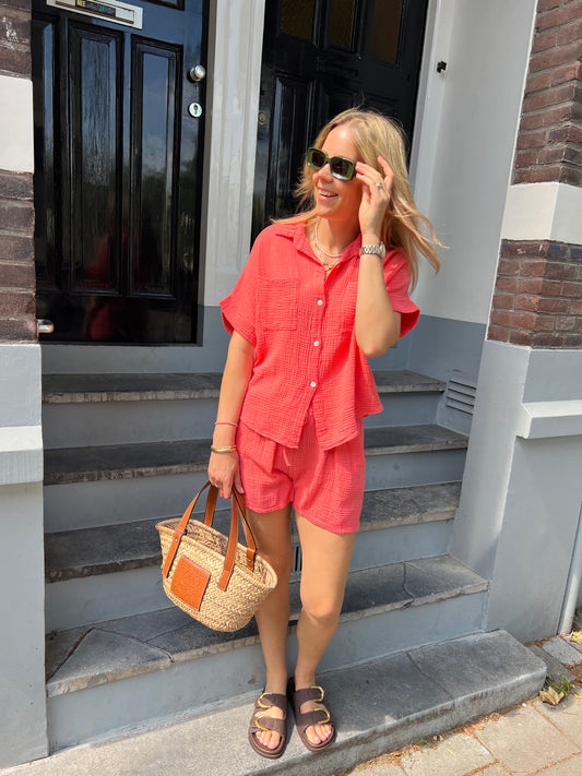 Gigi 2-piece set koraal