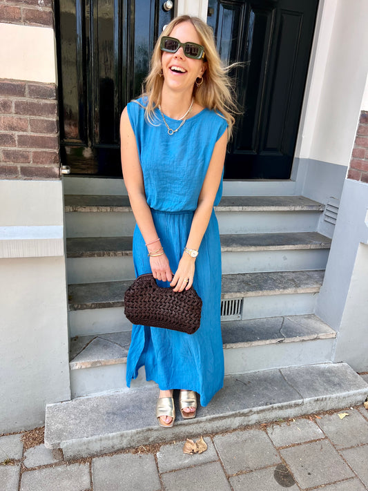Inès azzurro (top en rok)