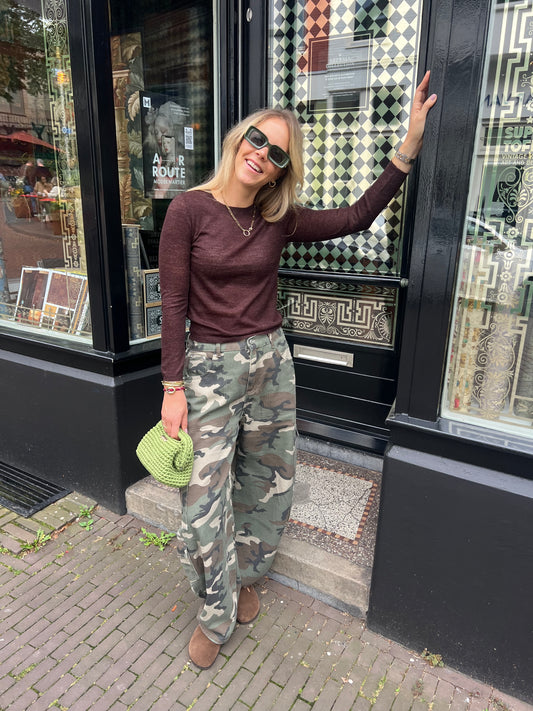 Sofie light knit bruin