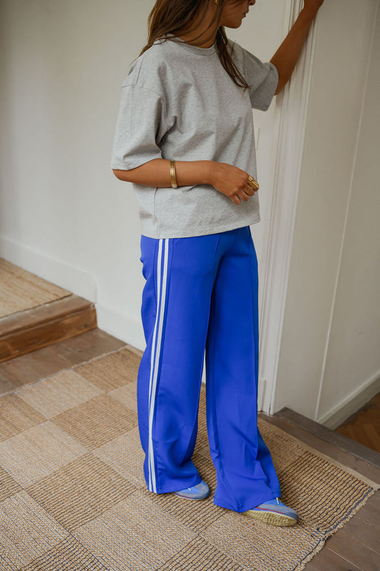 Trackpants kobaltblauw