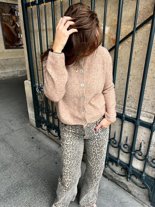 Lonneke cardigan camel