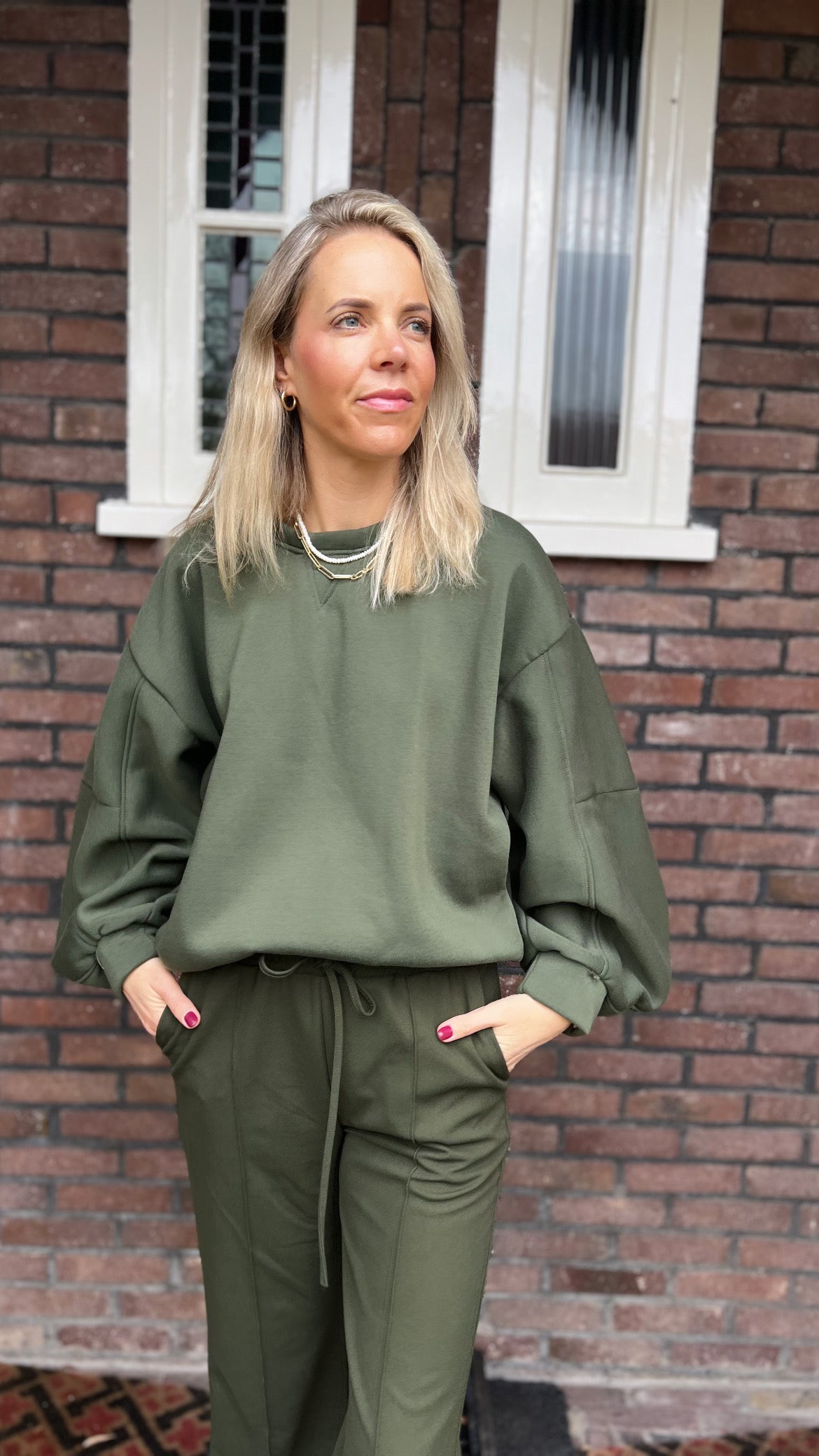 Linde sweater khaki
