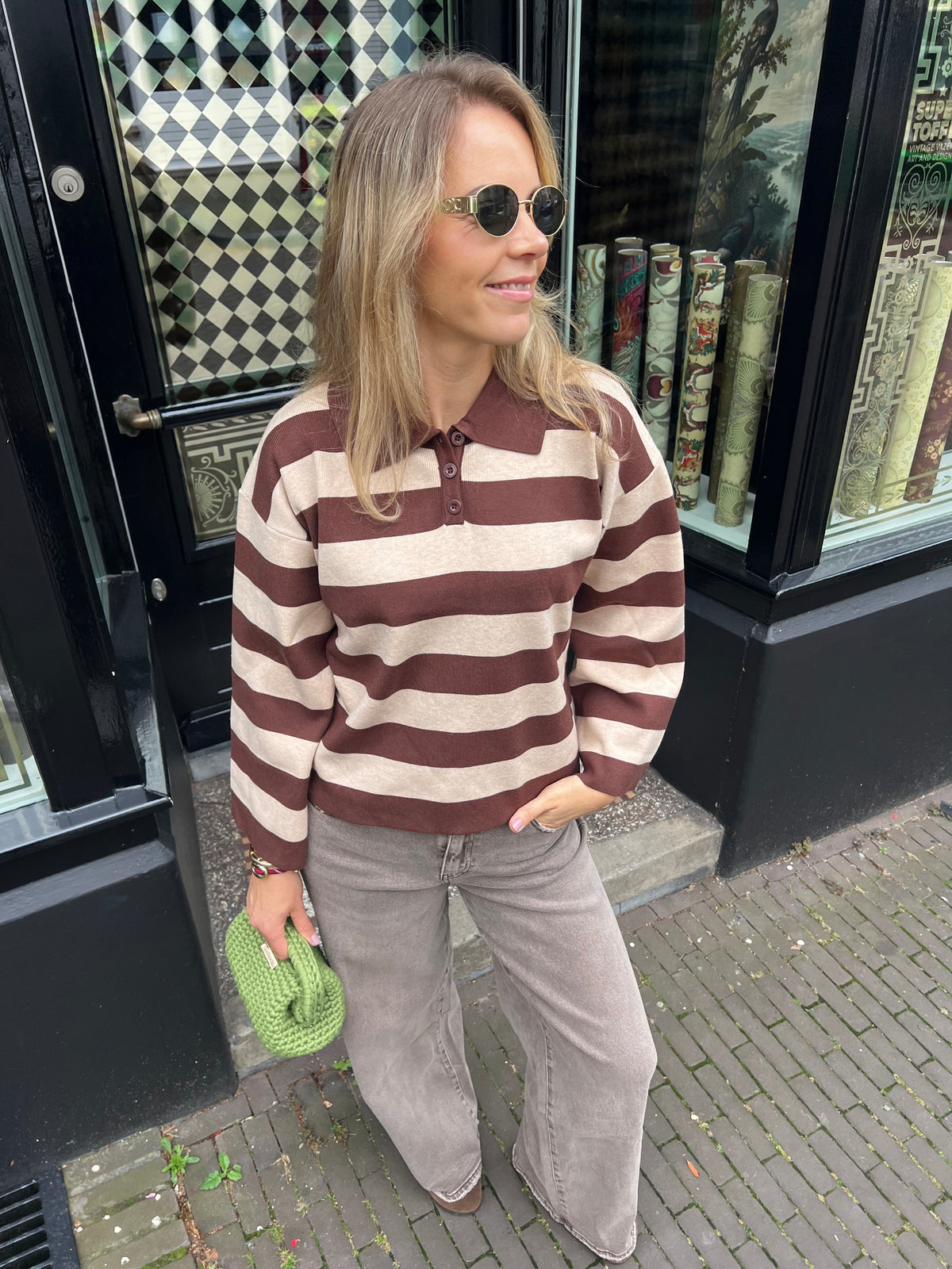 Poppy polo sweat