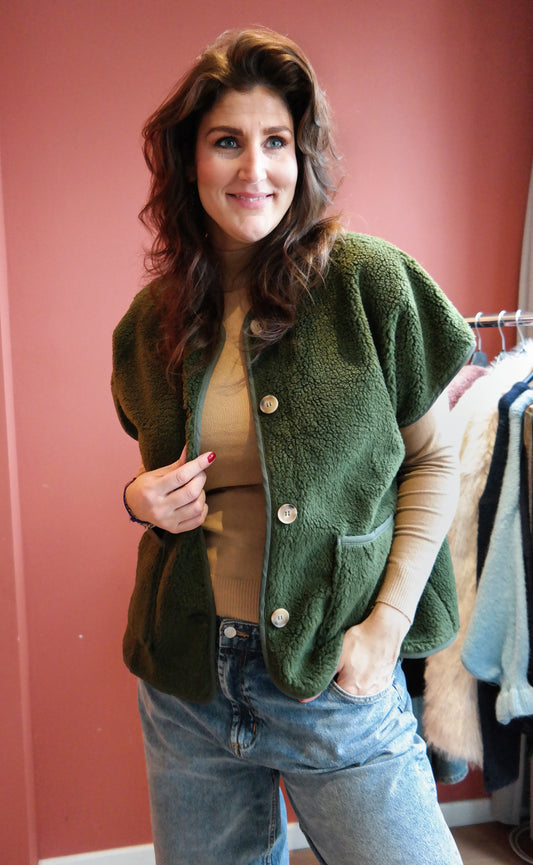 Lise bodywarmer green
