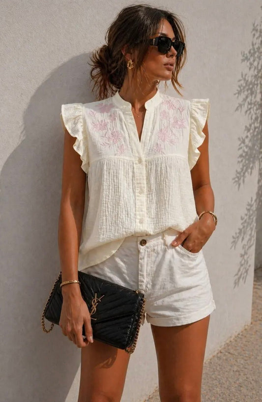 Cato katoenen blouse